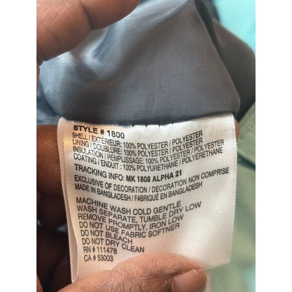 Arctix Womens Insulated Snow Pants Aqua & Black Size L - Picture 12 of 12